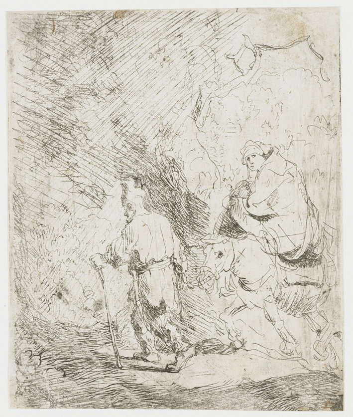  伦勃朗·梵·莱茵 Rembrandt van Rijn——逃往埃及3